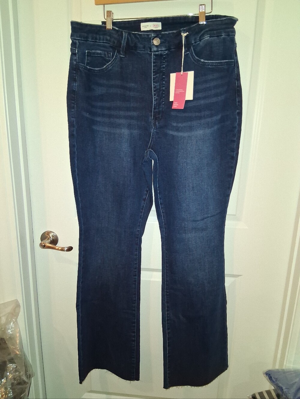 NEW LOVERVET by Vervet High Rise FLARES Jeans Lady's 22W PLUS